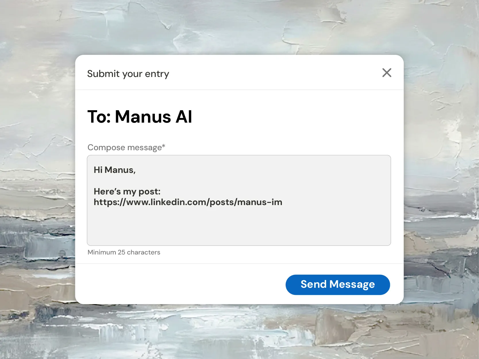 3. Envie sua participação