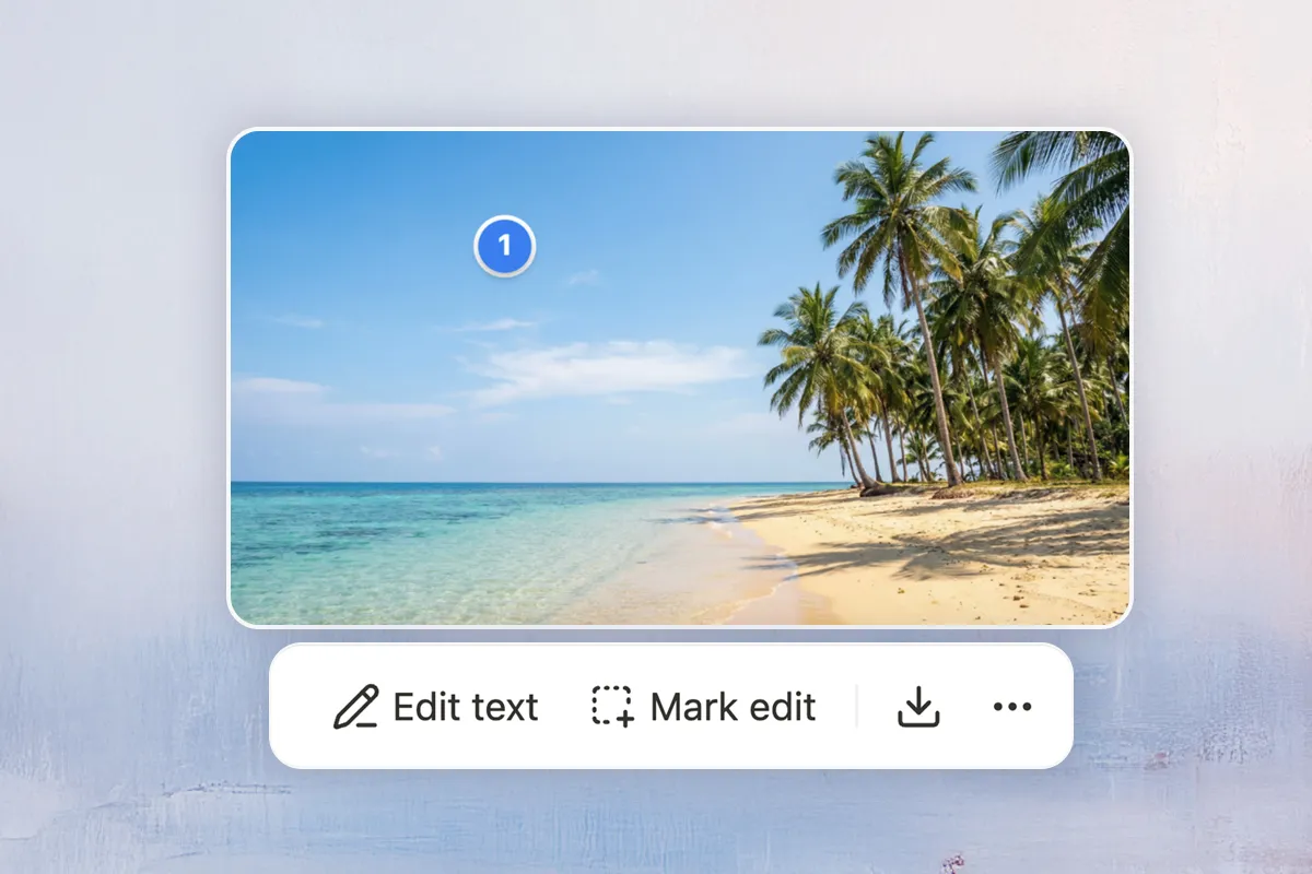 Describe or mark to edit